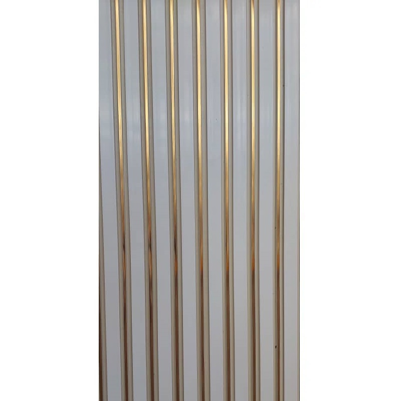 دیوارپوش ترمووال PVC سفید طلایی